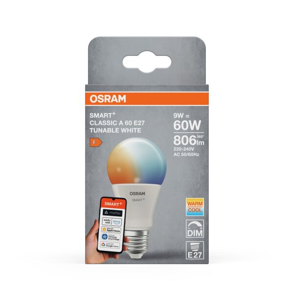 LED Leuchtmittel E27 2700-6500 K 806 lm App Steuerung OSRAM