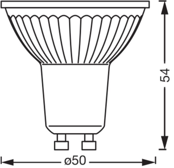 LED Leuchtmittel GU10 2700-6500 K 350 lm Smart Dimmbar OSRAM