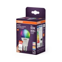 LED Leuchtmittel E27 RGB CCT 806 lm Smart 4er Set OSRAM