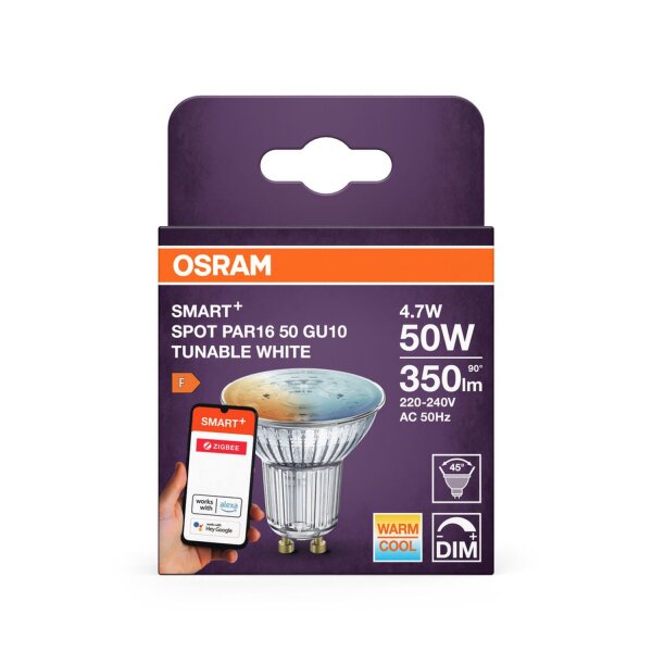 LED Leuchtmittel GU10 2700-6500 K 350 lm Smart OSRAM