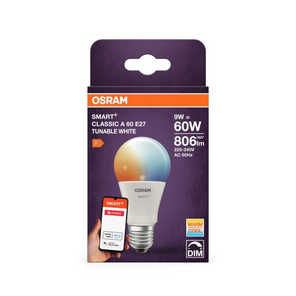 OSRAM Leuchtmittel LED Smart E27 2700-6500 K 806 lm 4er Set