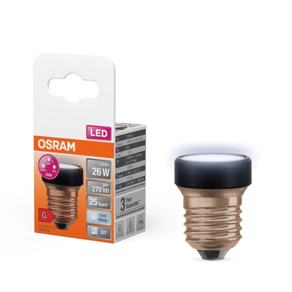 LED Leuchtmittel E27 3 Step Dim Ø 3,5 cm 4000 K 270 lm OSRAM