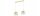 Pendelleuchte 2-flammig Glas Metall Gold E27 L:40 cm