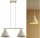 Pendelleuchte 2-flammig Beige E27 L:55 cm Modern