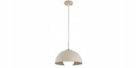 Hängelampe Glas Metall Beige E27 B:30 cm dekorativ
