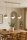 Hängelampe 3-flammig Glas Metall Beige E27 L:70 cm