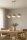 Hängelampe Glas Metall Beige 3-flammig E27 L:70 cm