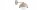 Wandlampe blendarm Glas Metall Beige E27 T:20 cm Modern
