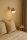 Wandlampe blendarm Glas Metall Beige E27 T:20 cm Modern