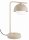 Tischlampe Glas Metall Beige Modern E27 38 cm blendarm