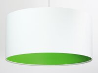 Wohnzimmer Hängelampe Weiß Grün Stoff...