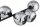 Deckenlampe 6-flammig Rauchglas Schwarz E27 L:70 cm