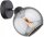 Wandspot schwenkbar Rauchglas Schwarz E27 T:20 cm