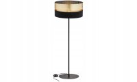 Stehlampe Tripod Schwarz Gold E27 H:150 cm Dreibein
