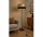 Stehlampe Tripod Schwarz Gold E27 H:150 cm Dreibein