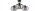 Deckenlampe Glas Metall Draht Schwarz E27 B:65 cm