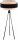 Stehleuchte Tripod Dreibein Stoff Schwarz E27 150 cm