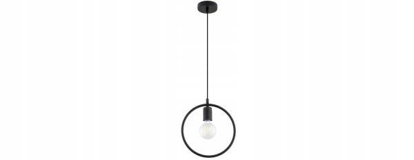 Pendelleuchte Schwarz E27 B:26 cm Modern dekorativ