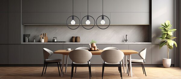 Pendelleuchte Schwarz E27 B:26 cm Modern dekorativ