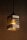 Pendelleuchte 4-flammig Glas Metall Silber E27 L:60 cm