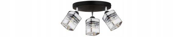 Deckenspot verstellbar 3-flammig E27 B:60 cm Modern