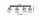 Deckenspot flexibel 4-flammig Glas Metall E27 L:60 cm