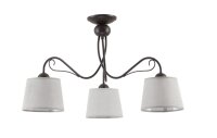 Lampe de plafond Ø80cm 3xE27 LOCOLA Salle à...