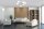 Deckenleuchte 6-flammig Glas Metall Silber E27 B:70 cm