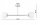 Deckenleuchte 2-flammig Metall Glas Silber E27 B:70 cm