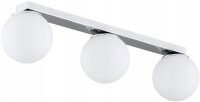 Deckenleuchte 3-flammig Glas Metall E27 L:60 cm Modern