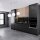 Pendelleuchte Metall Glas Silber 3-flammig E27 L:60 cm