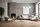Pendelleuchte Metall Glas Silber 3-flammig E27 L:60 cm
