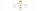 Deckenleuchte Glas Metall Gold 3-flammig E27 B:50 cm