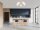 Deckenleuchte 5-flammig Gold Glas E27 B:50 cm Modern