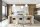 Deckenleuchte 3-flammig Glas Gold E27 L:80 cm blendarm
