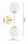 Wandleuchte Glas Gold Up Down 2-flammig E27 H:40 cm