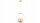 Pendelleuchte Glas Metall Gold E27 B:14 cm Modern edel