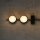 Deckenlampe 6-flammig Schwarz GX53 B:65 cm Modern