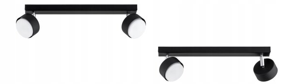 Deckenspot schwenkbar GX53 L:40 cm Modern wohnlich