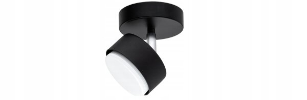 Deckenspot verstellbar Schwarz Metall GX53 B:10 cm