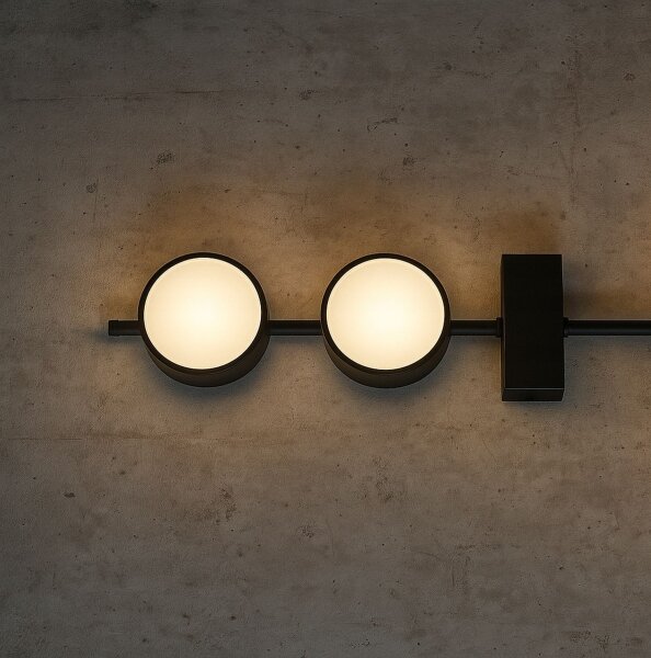 Deckenleuchte Schwarz 4-flammig GX53 L:60 cm Modern