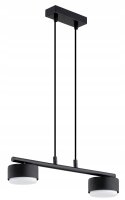 Pendelleuchte 2-flammig Schwarz GX53 L:40 cm Modern