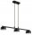 Hängelampe 3-flammig Schwarz Metall GX53 L:60 cm Modern