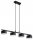 Pendelleuchte 4-flammig Schwarz GX53 L:70 cm Modern