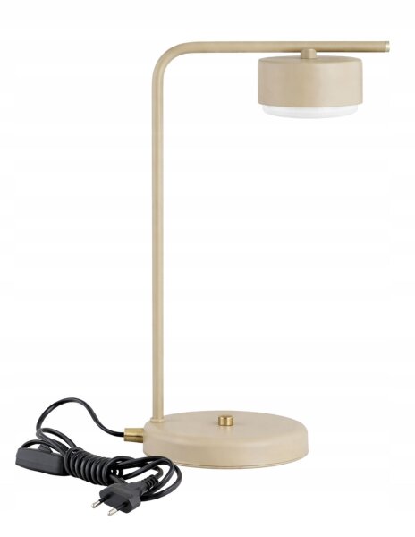 Tischleuchte Beige Metall GX53 38 cm Modern wohnlich