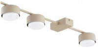 Deckenleuchte 3-flammig Metall Ecru GX53 L:50 cm Modern