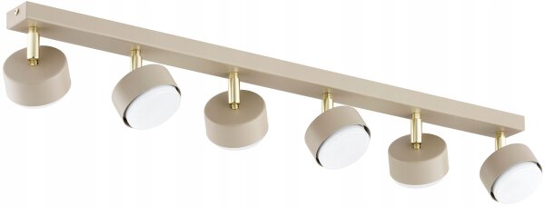 Deckenspot verstellbar 4-flammig Ecru GX53 L:80 cm