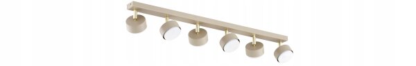 Deckenspot verstellbar 4-flammig Ecru GX53 L:80 cm