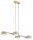 Pendelleuchte 4-flammig Ecru GX53 L:55 cm blendarm