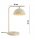 Tischleuchte Gold Beige E27 H:38 cm Modern dekorativ